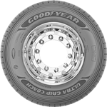315/80 R22.5 156L/154M UltraGrip Coach M+S 18PR Goodyear