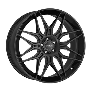 DOTZ LONGBEACH BLACK 9.5X21 5X108 ET36 63.4