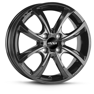 TELESTO GLOSSY BLACK 5,5x15 4x100 ET36 MB60,1 OXXO