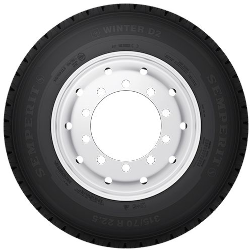 315/80 R22.5 156/150L(154/150M) Winter D2+ 18PR Semperit