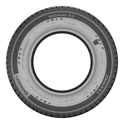 225/75 R16C 121/120R VanContact A/S 10PR Continental