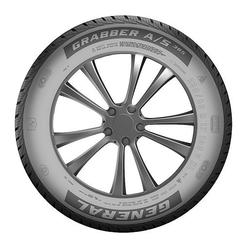 235/55 R19 105W Grabber A/S 365 XL FR M+S General Tire