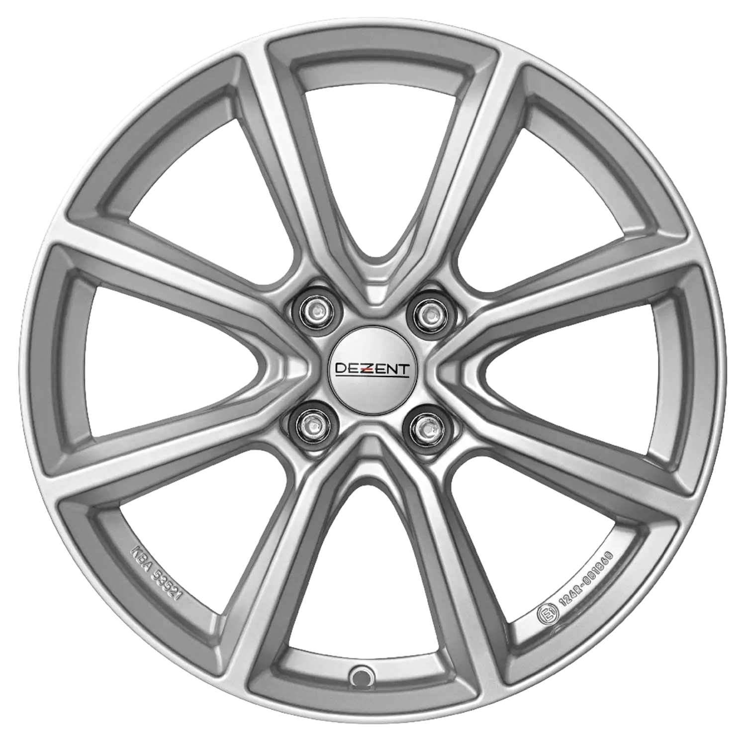 DEZENT TN SILVER 6X15 4X100 ET51 54.1